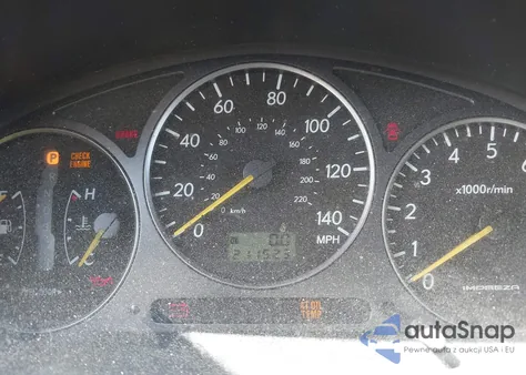 2002 Subaru Impreza Wrx z USA, uszkodzony, nr VIN JF1GD29632H501643